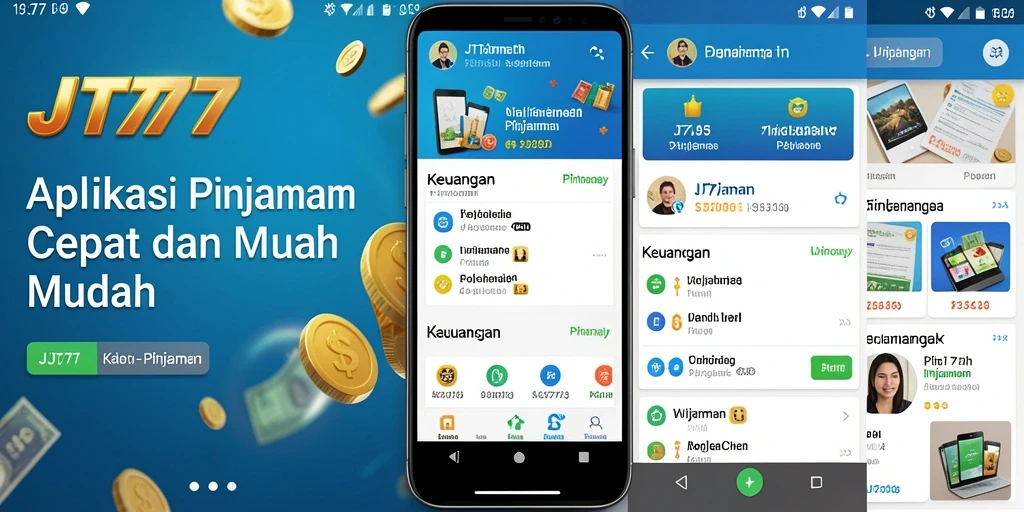 Antarmuka pengguna JT777 yang sederhana dan mudah digunakan.