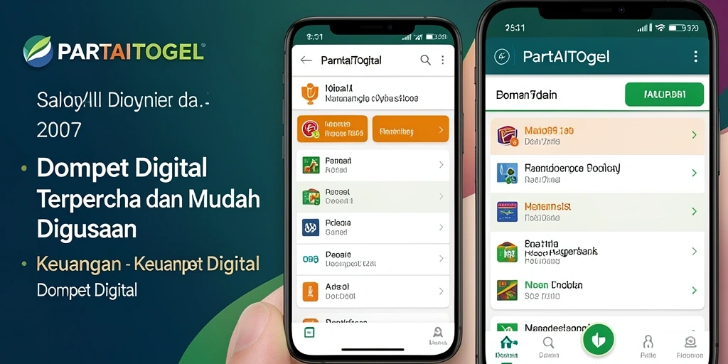 Antarmuka PARTAITOGEL yang sederhana dan fungsional.