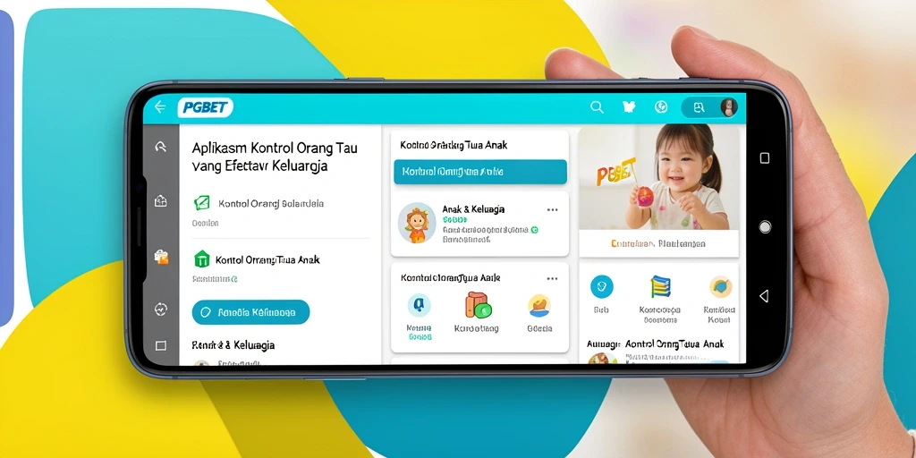 Antarmuka PGBET yang mudah digunakan untuk kontrol orang tua.